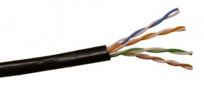 Внешний кабель UTP 4пары CAT5e 1м Медь