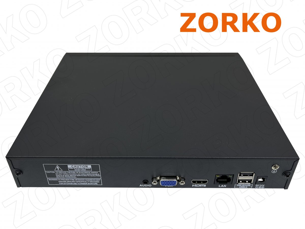 10-ти канальный IP регистратор ZORKO_ NWR_10IP_8MP